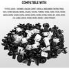 Xislet 101 PCS Engine Under Cover Fender Push Pin Rivets 90467-07201 Compatible With Toyota & Lexus Camry Corolla Plastic Fastener Retainer Clips