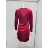 Women's elegant solid color long-sleeved V-neck sexy short dress clothes sale