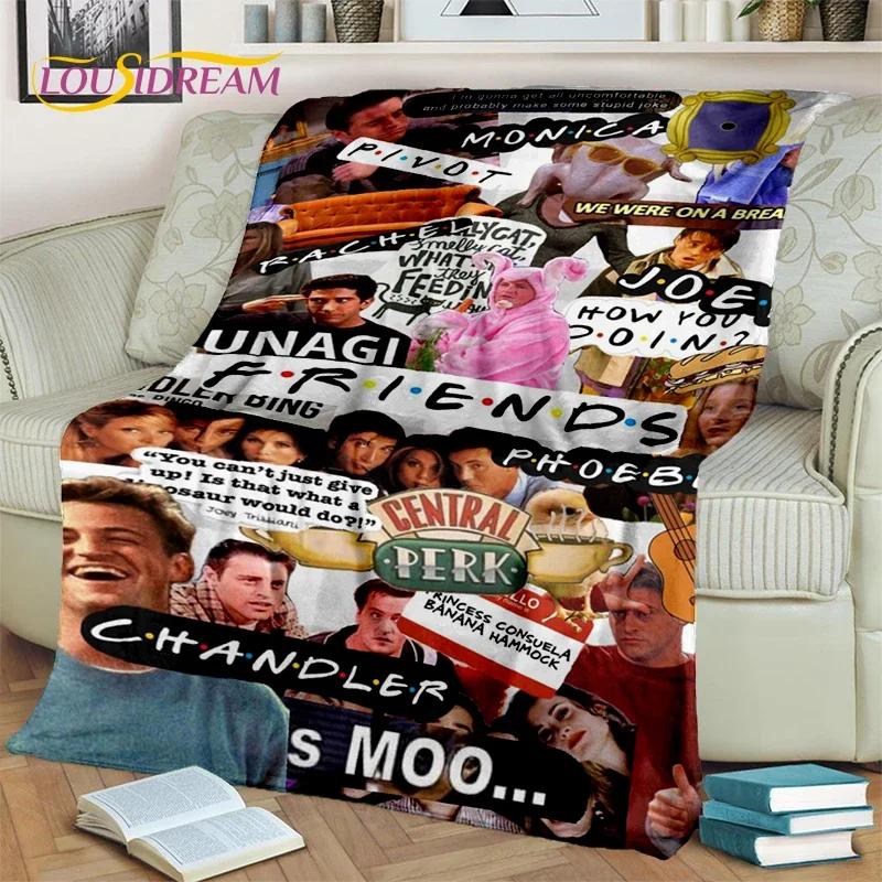 Friends TV Show Central Perk Throw Blanket Soft Cozy Blanket for Home Bedroom Travel Perfect Gift for Fans and Kids