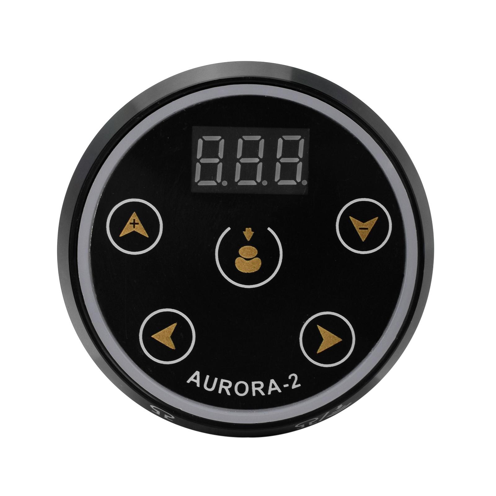 

Блок питания для татуировки Блок питания 2-го поколения Цветной ЖК-цифровой дисплей напряжения подходит для всех татуировок чёрный