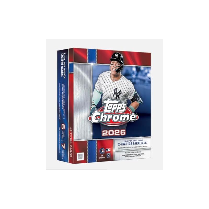 MLB 2026 TOPPS CHROME BASEBALL MEGA BOX