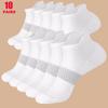 Xiaomi Women's Mesh Breathable Ankle Socks 10 Pairs - Pastel Multicolor with Subtle Floral Print