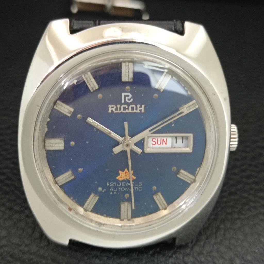 VINTAGE RICOH R31 AUTOMATIC JAPAN MENS ORIGINAL DIAL WATCH a708018-1