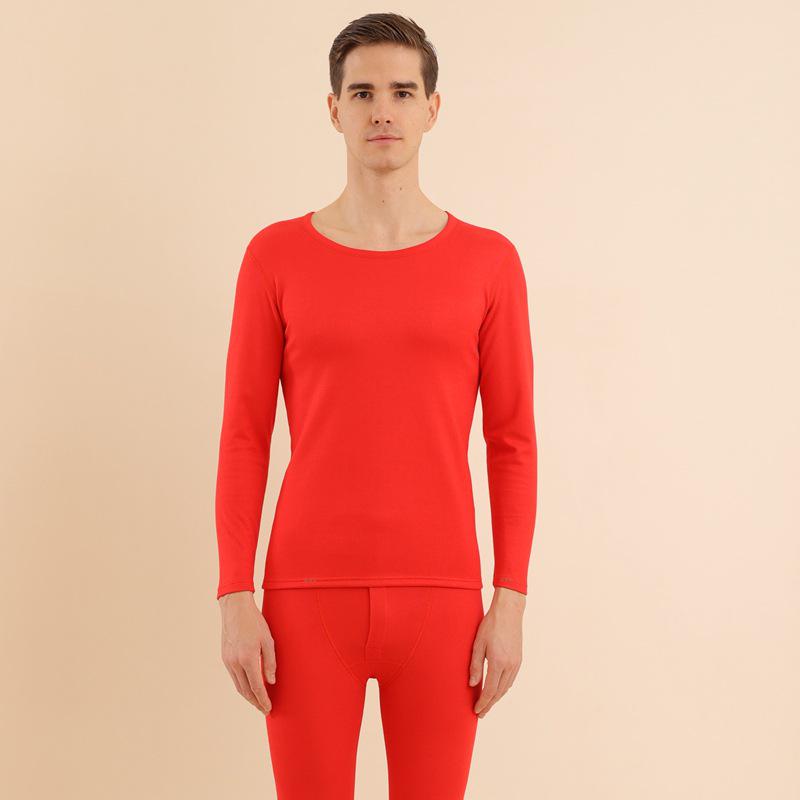 Men's and Women's Wool Silk Thermal Underwear Set – Warm, Thick, Velvet-Lined, Autumn Pants for Couples