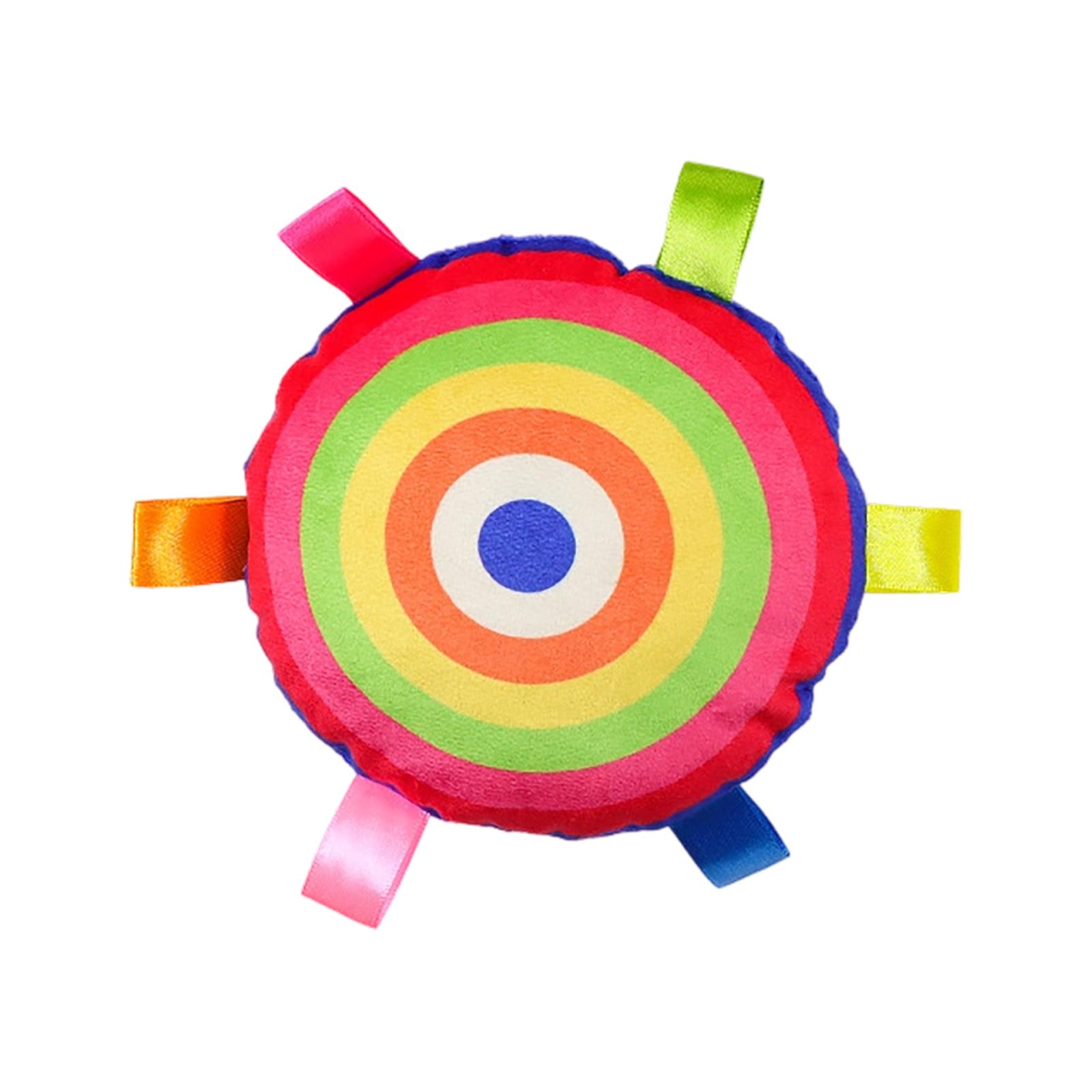 

Circle Squeaky Dog Toy, Soft Fabric Sound Toy For Interactive Play And Training One Size