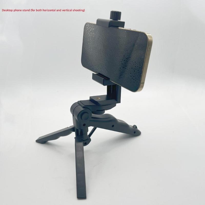 Phone Holder Versatiled Handheld Grip Mount With Extendable Legs For Mobile Photography And Content Creation