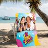 Beach Towel with Soy Luna Pattern - soft,absorbent,machine washable Lightweight&Modern,swimming,Travel Essentials