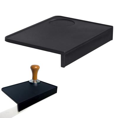 RICISUNG Tamper Mat, Coffee Tamper Mat, Espresso Tamping Mat, L-Shaped, Silicone, Washable, Coffee Supplies, for Home and Commercial Use