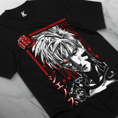 Genos One Punch Man Anime Manga Padouch Unisex Tričko Tričko Měkké Tričko Všechny Velikosti Bavlna