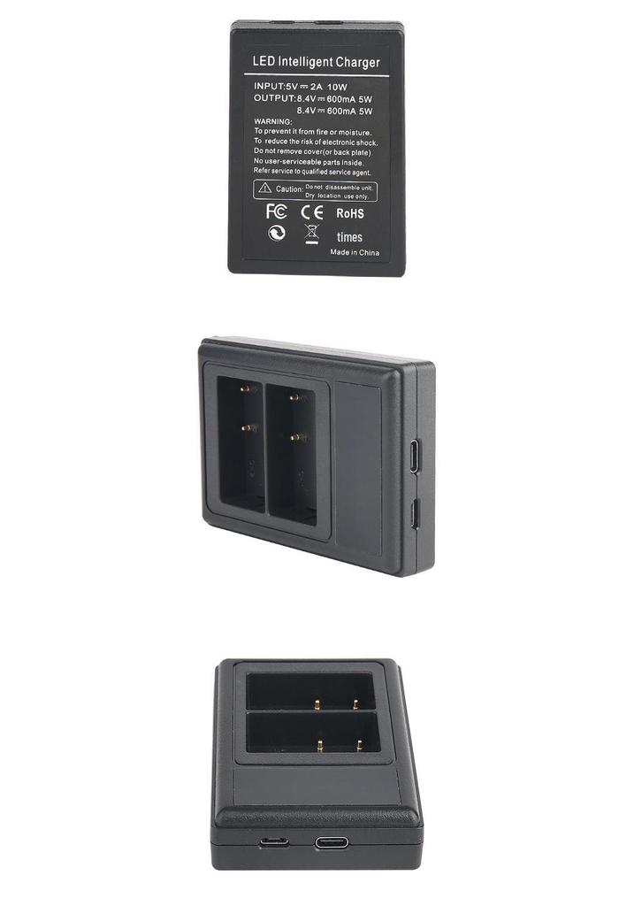 Charger for Canon DSLR Cameras: EOS 20D, 30D, 40D, 50D, 300D (BP511/BP511A Compatible)
