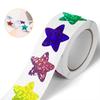 500/1000Pcs Colorful Star Adhesive Holographic Skzoo Zoo Farm Scrapbook Sticker Roll Labels  For Kids Diy Gift Toys