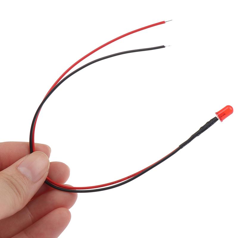 5Pcs 5Mm Super Bright Light Emitting Diode 20Cm Indicator Light