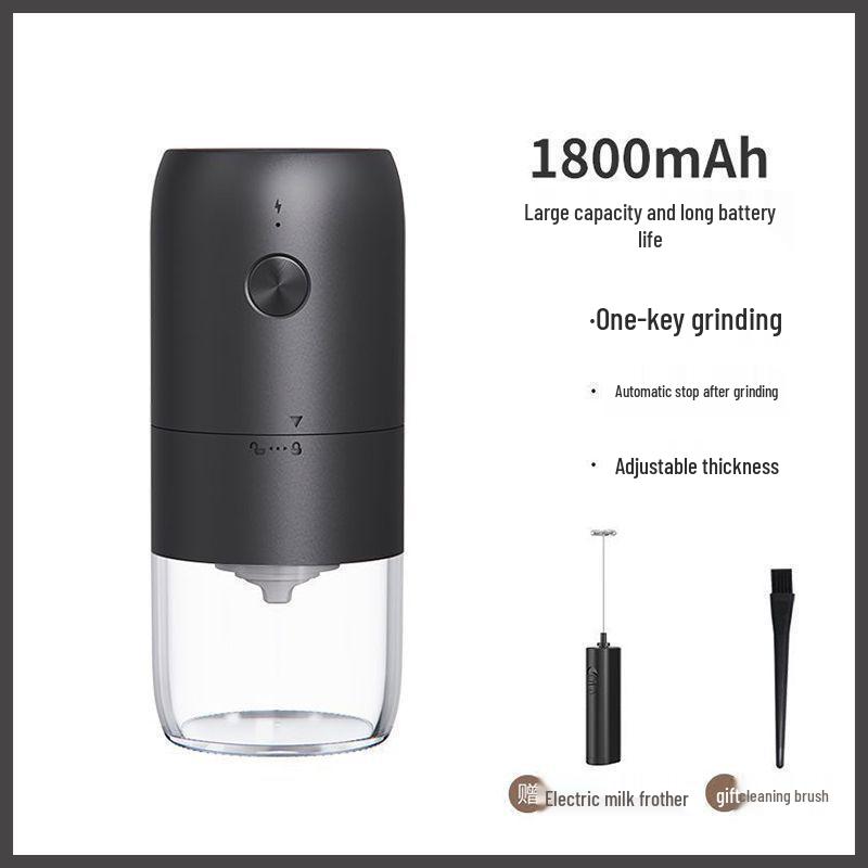 Portable Electric & Manual Coffee Bean Grinder - Compact Household Hand-Cranked & Automatic Grinding Machine