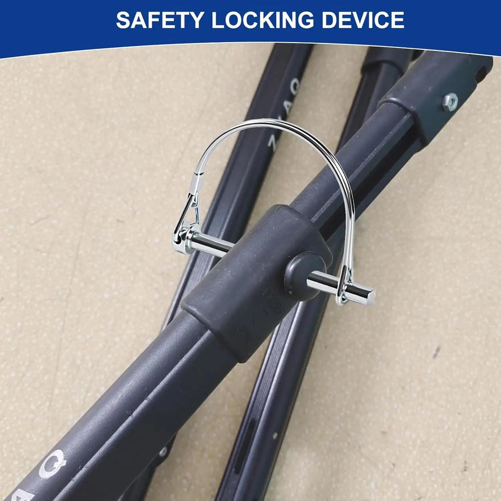 Professional Trailer Hitch Pin 1/4"x3" - Premium Coupler Pin for Farm, Lawn & Hitches, Heavy-Duty Steel Construction