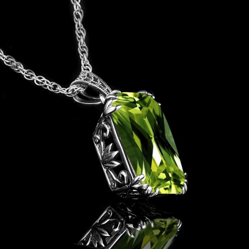 1pcs Necklace And Earrings Set, New Fashion Creative Personality Versatile Earrings Necklace Set, Women Clavicle Chain Crystal Pendant Jewelry Gift