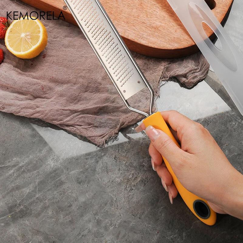 1pc Stainless Steel Wire Grater Plastic Anti Slip Handle Cheese Grater Chocolate Lemon Grater Garlic Fruit Grater Kitchen Gadget