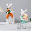 Easter Bunny Eggs Resin Tree Ornaments for Home & Garden Decor