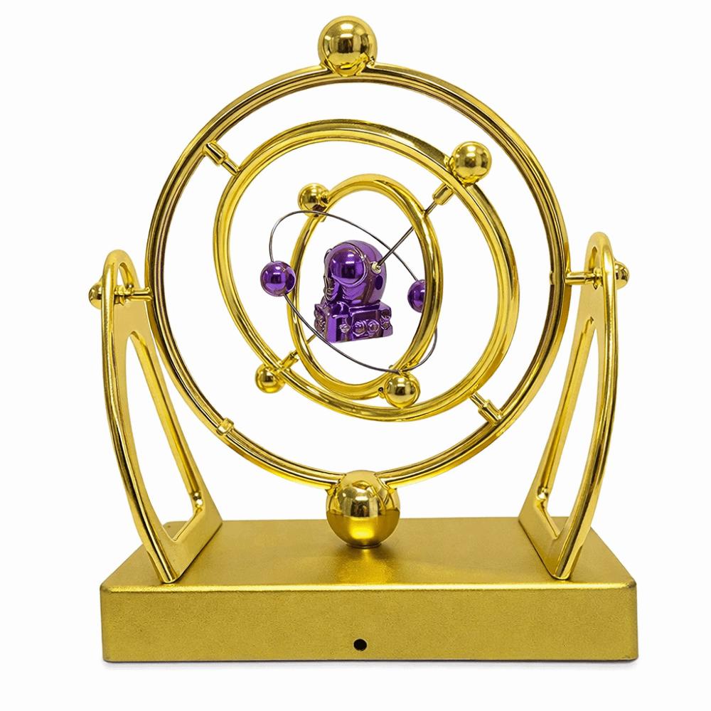 Magnetic Balance Celestial Orbit Pendulum Battery Powered Art Desk Decor  Teachers Gift