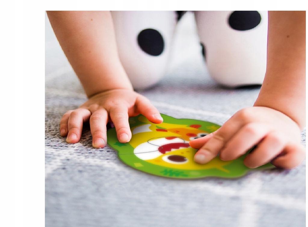 Puzzle Edukacyjne 2-3-4 Elementy Rekin Dla Dzieci Dodo