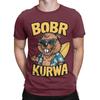 BOBR KURWA Funny Epic Beaver Meme Hawaii Funny Graphic 100 Cotton TShirt Bobr Kurwa Tees Tops For Unisex