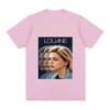 Louane Maglietta 100% Cotone Classica con Stampa Grafica Uomo e Donna Casual Morbida Streetwear Moda Girocollo Top per Adulti Estate