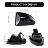 2PCS For Smart Fortwo 451 W451 Coupe Cabrio 07-14 A451 C451  Car Turn Signal Side Fender Marker Light Lamp Cover Shell Housing