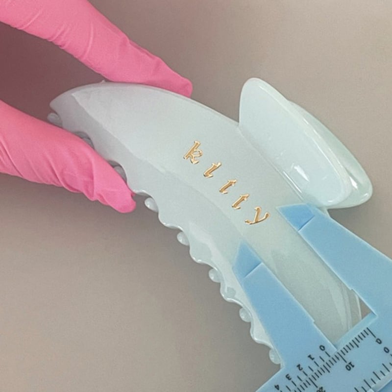 

CARRY BARRETTE Custom Hair Claw Baby Blue takes 3-5 business days