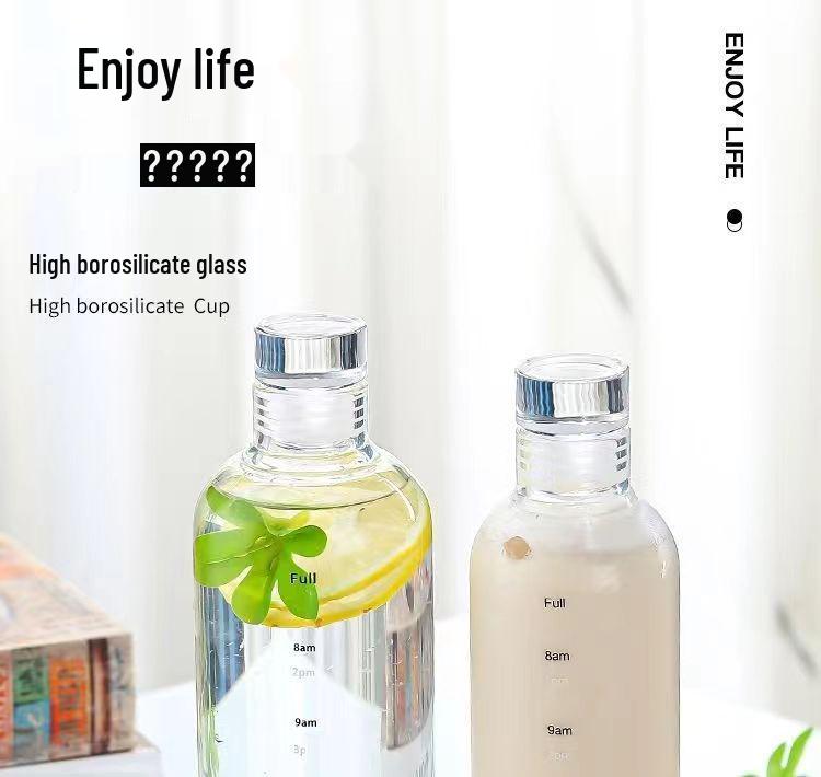 Heat-Resistant Borosilicate Glass Cup for Water, Juice, and Lemonades