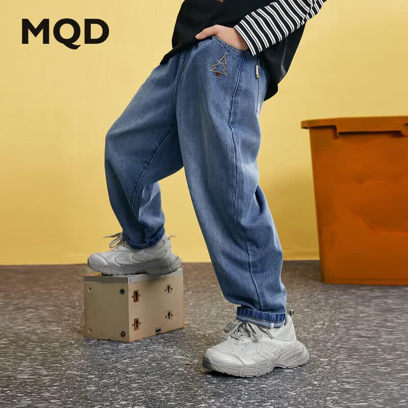 Повседневные прямые джинсы MQD для мальчиков 110