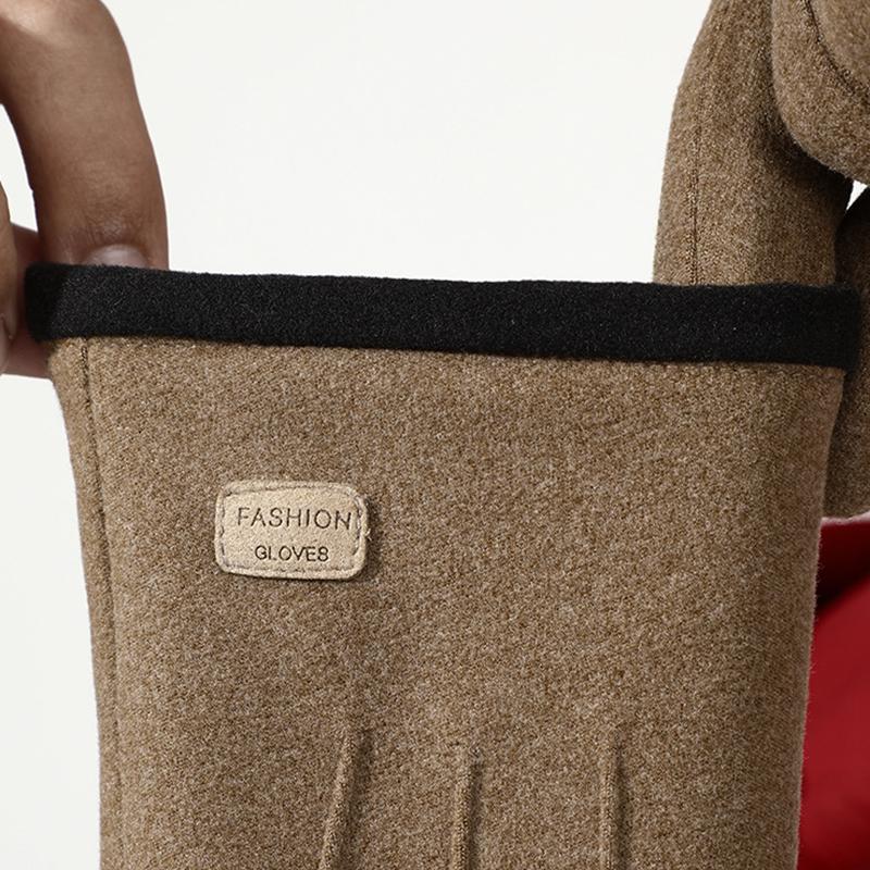 Dámské Elegantní Dámské Dotykové Zimní Teplé Zápěstní Rukavice Palčáky Kašmírové Prstové Kašmírové Dámské Rukavice Dámské Rukavice