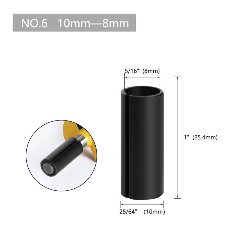 Engraving Machine Trimming Machine Adapter 6mm 6.35mm 8mm 10mm 12mm 12.7mm Milling Cutter Conversion Handle Router Bits