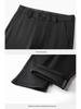Herren Business Casual Hose mit schwarzem Samtfutter: Herbst-Winter Formeller Anzug Trend.