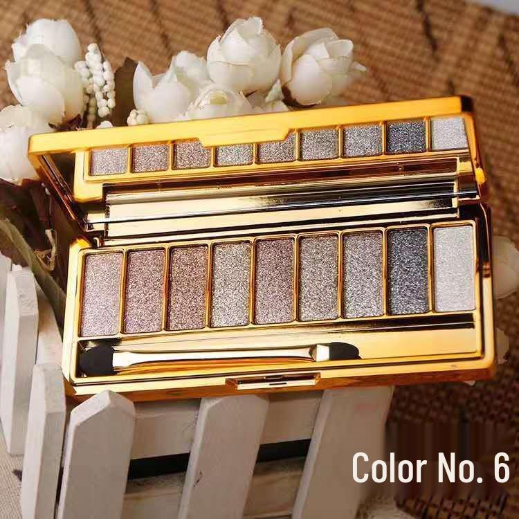 Winnie the Pooh Nine-Color Dazzling Eyeshadow Palette with Diamond Finish