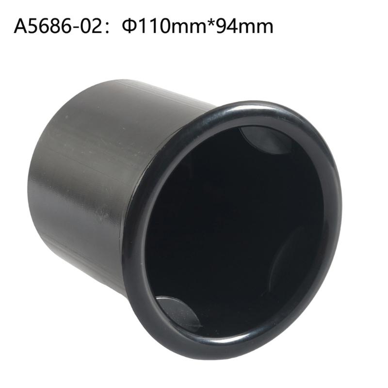 Black ABS Car Cup Holder Suitable For Vehicles Campers Truck And Marine Vessels Easy To Clean And Install