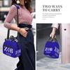 Zeta Phi Beta 1920 Insulated Lunch Bag Portable Waterproof Thermal Lunch Box with Adjustable Shoulder Strap for Picnic Beach