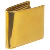 Golbe Rainbow Gold Italian Leather Bifold Wallet C 1079 Gold