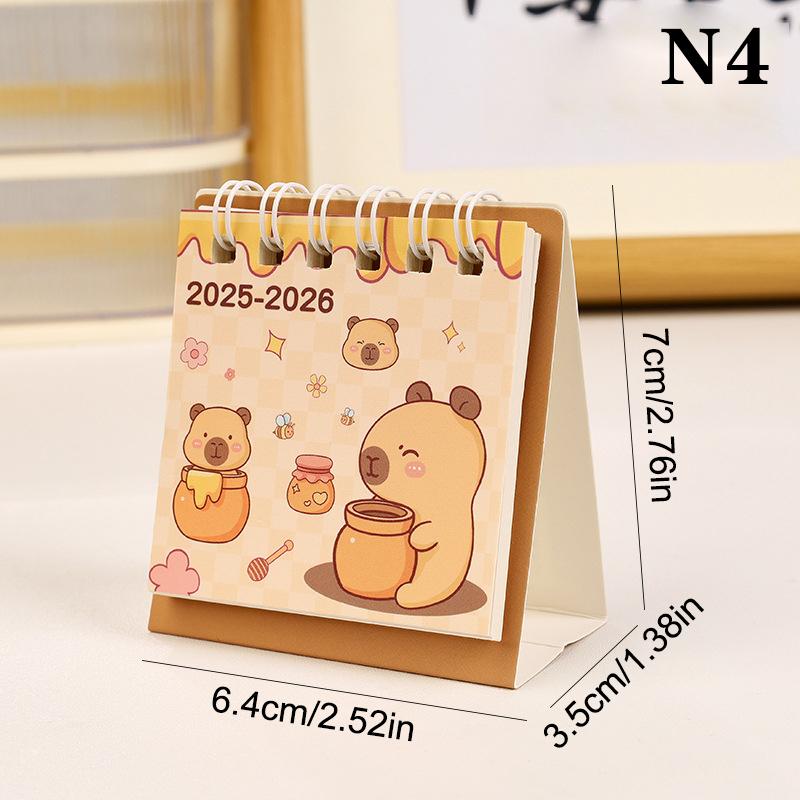 Creative Coil Calendar Planner 2026 Mini Simple Calendar Small Desk Calendar Desktop Decoration Office Stationery