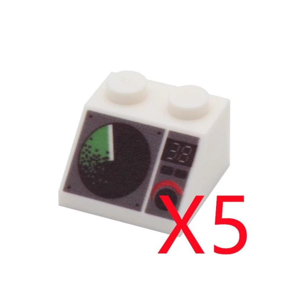 City Building Blocks Accessories Dashboard Audio Computer Control Center Radar Keyboard Mobile Phone Model Mini Brick Toy R054