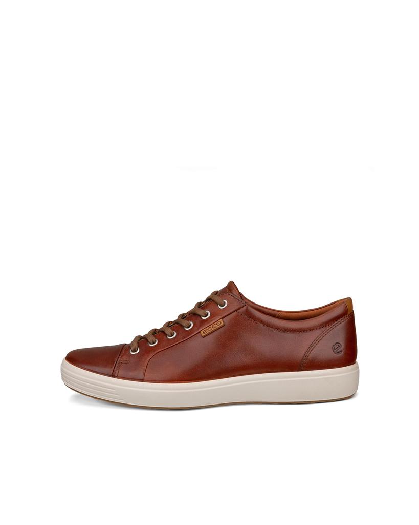 ECCO Soft 7 Sneakers for 43000401053 3E Men, COGNAC, 26.0 Cm,