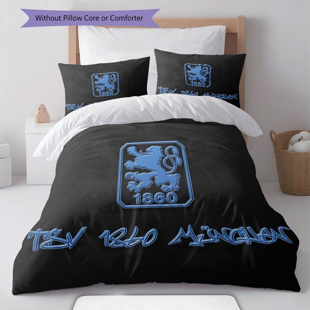 M60 Bedding Quilt Set Quilt Cover Pillowcase Home Decoration Birthday Gift (1 * duvet cover + 2 * pillowcase, without core)