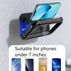 Waterproof Fog-proof Bathroom Mobile Phone Holder Wall-mounted Mobile Phone Box with 360° Rotation for Shower and Bathrooms