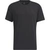 Adidas T Shirts Men's Black V Neck Moderate Straight Fit HE9940