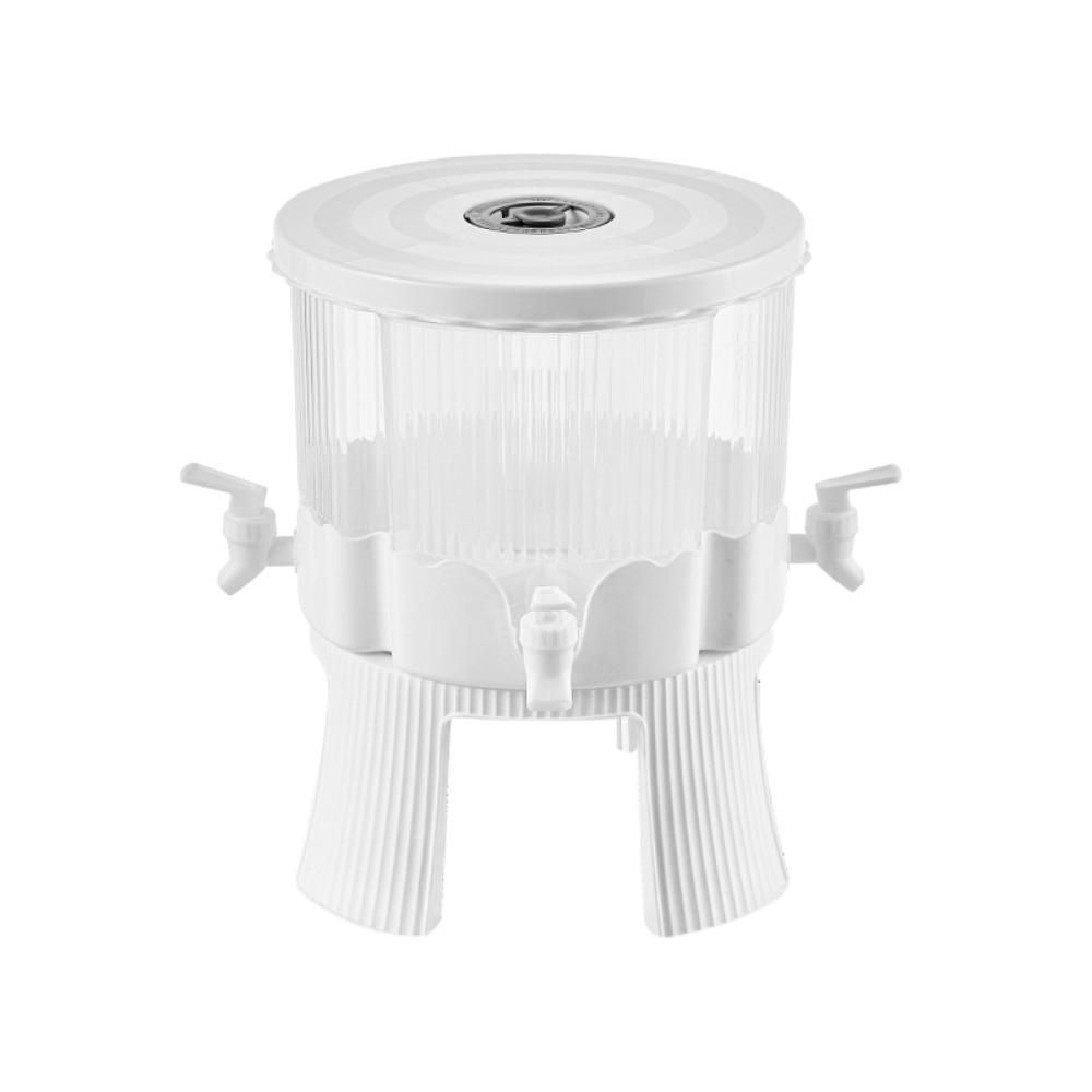 4 Grid Beverage Dispenser Rotatable Tea Jug Party Drinkware Drink Dispenser  Summer