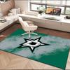 Dallas Stars Area Rug Suitable for Indoor And Outdoor,Carpets for Playroom, Homes, Offices, Living Rooms,Home Decor,Christmas Fan Gift
