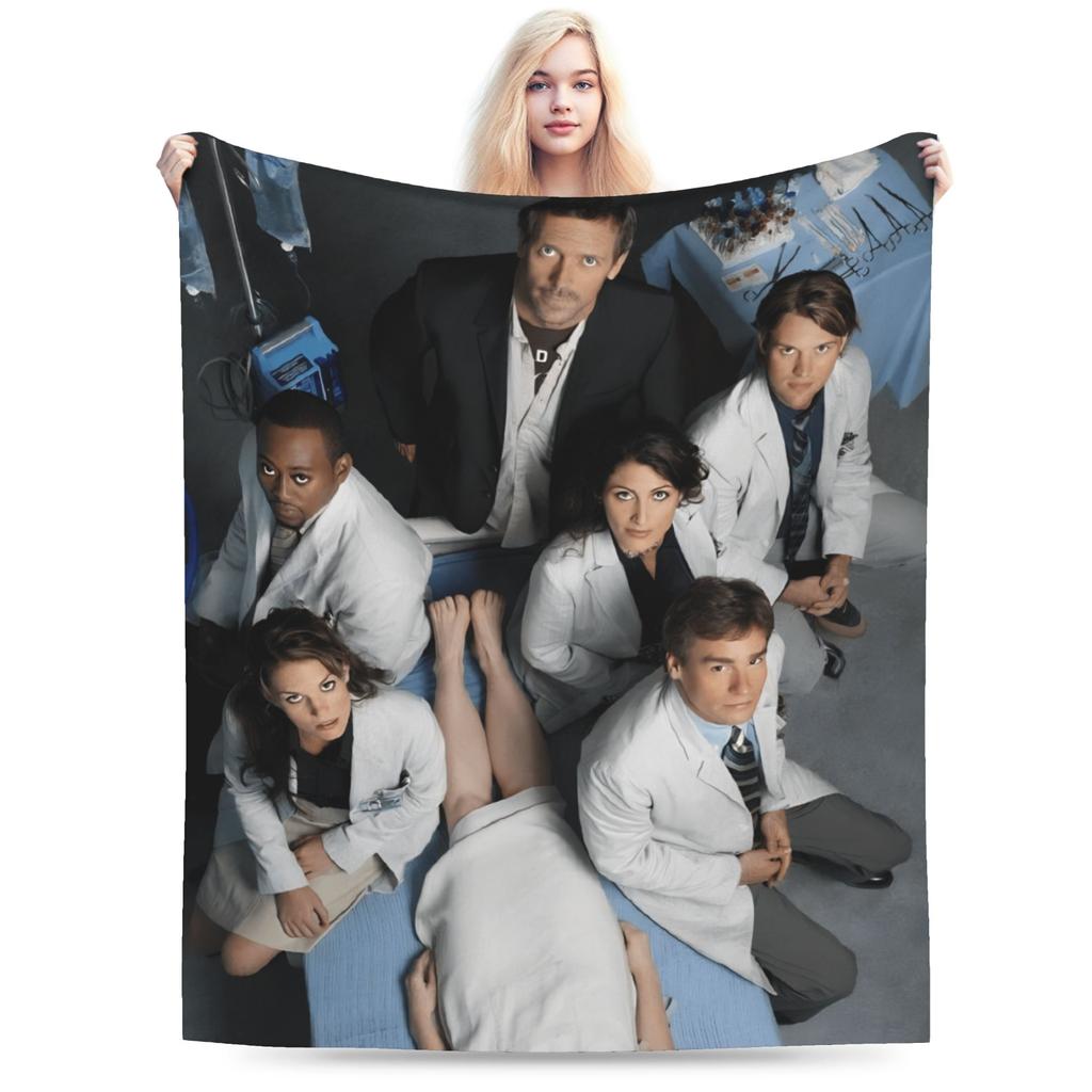 House The Doctor Plush Blanket Children Flannel Throw Blanket For Bedroom Super Soft Quality Bedspread Gift Idea