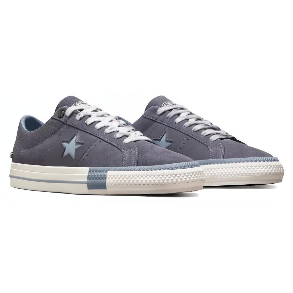 Converse One Star Pro Unisex Lace-Up Round Toe Low Skate Shoes Warm Anti-slip Wear-resistant Slate Grey A07972C