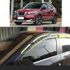 For NISSAN KICKS 2017 2018    Car Body Styling Sticker Plastic Window Glass Wind Visor Rain/Sun Guard Vent Parts