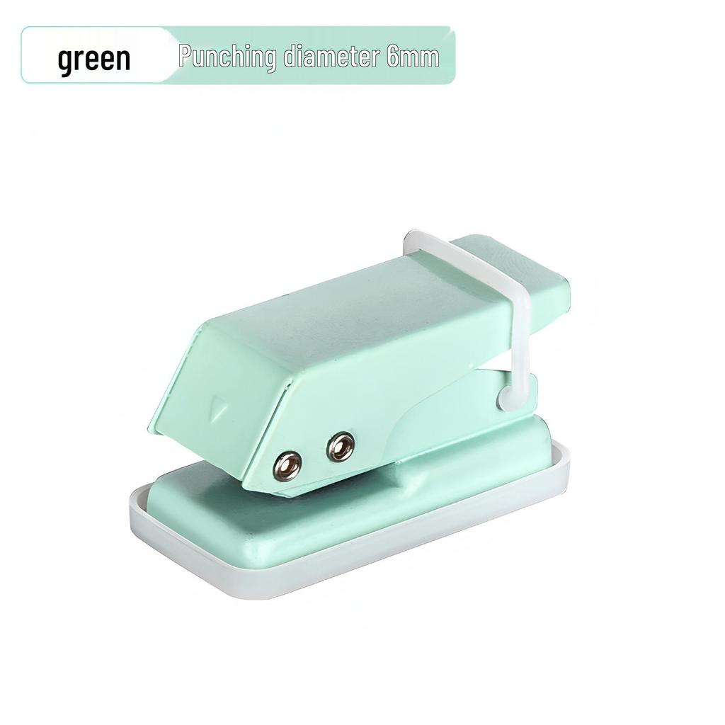 Compact Round Hole Punch for Students and DIY Crafts