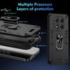 For Xiaomi Redmi Note 14 13 Pro Magnetic Finger Ring Holder Military Protective Case