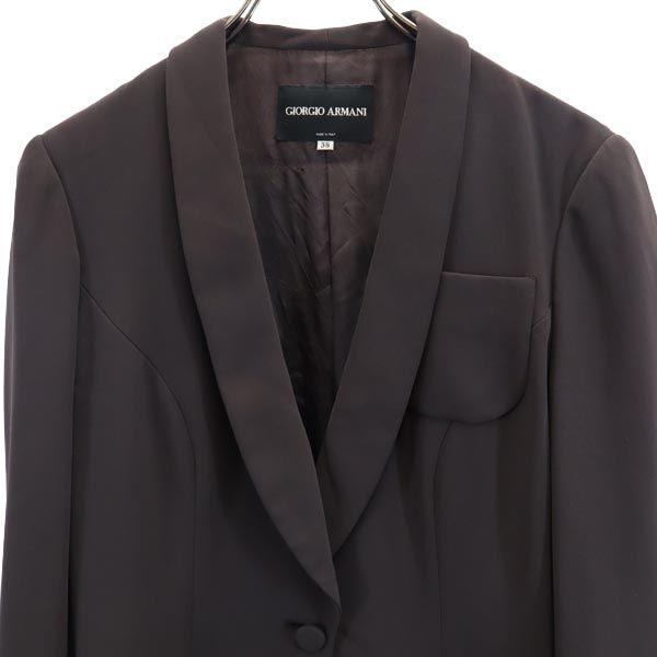 GIORGIO ARMANI made in Italy tailored jacket 38 Brown Women Used